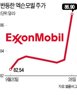 [OPEC 감산 합의] 엑슨모빌·셰브론 등 에너지기업 '환호'