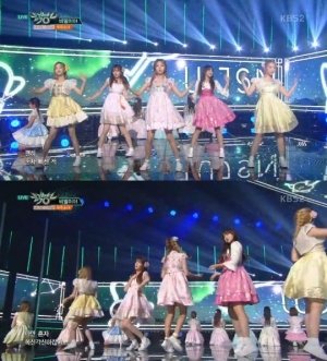 &#39;뮤직뱅크&#39; 우주소녀, 알록달록 한복 입고 &#39;비밀이야&#39;