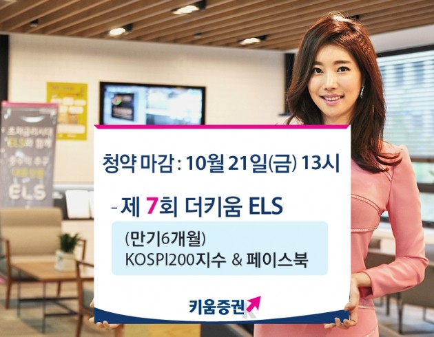 키움증권, 페이스북 기초자산 만기 6개월 ELS 출시