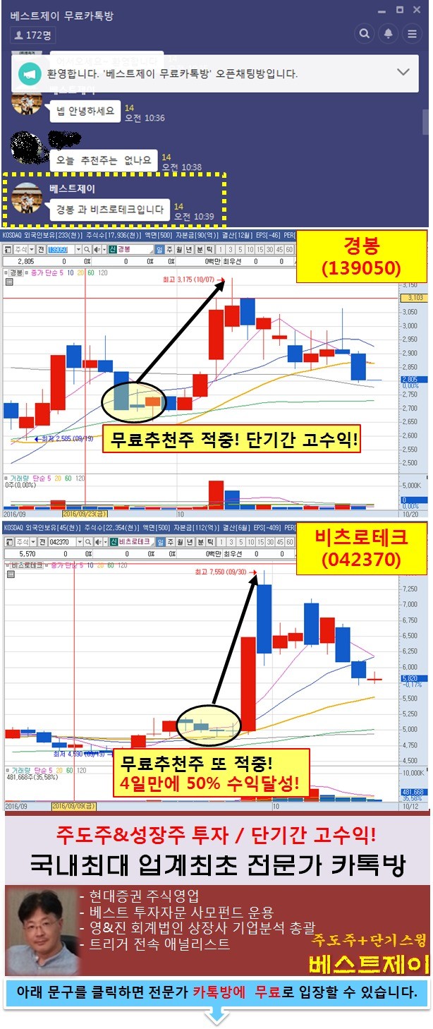 깡통계좌 최과장이 마지막으로 선택한 무료카톡방! 주식인생 바꾸다