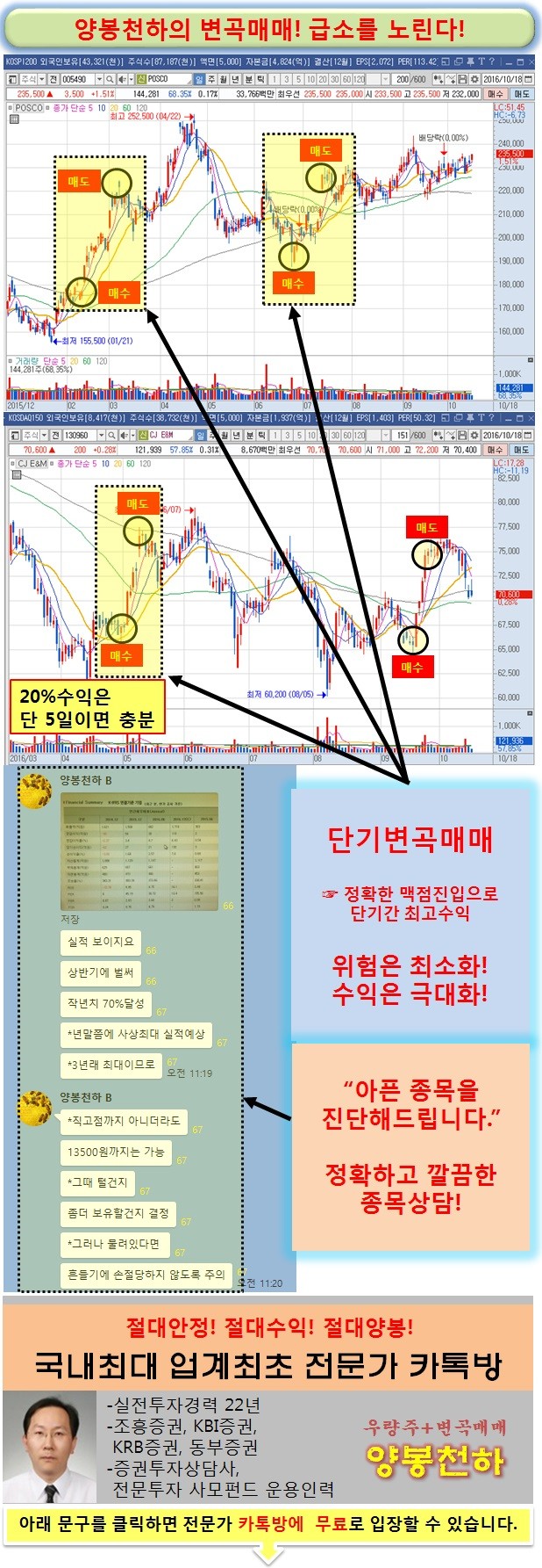 종목이랑 단가 다 알려주니 왕초보 김대리도 매일 수익