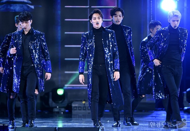 [HEI포토] 엑소 카이, '존재감 폭발하는 카리스마' (코리안 뮤직웨이브)