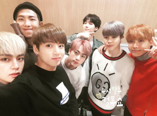 컬투쇼 방탄소년단 (사진=컬투쇼 인스타그램)