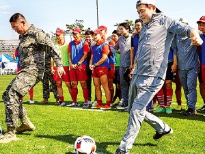  현대오일뱅크·해병대의 '특별한 축구대회'