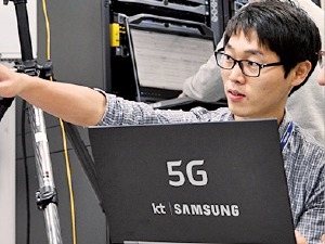 KT-삼성전자, 세계 첫 5G 데이터 통신 성공