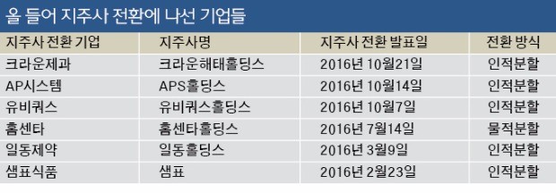 [기업 재무] 잇단 지주사 전환…지배구조 개편 다음 타자는?