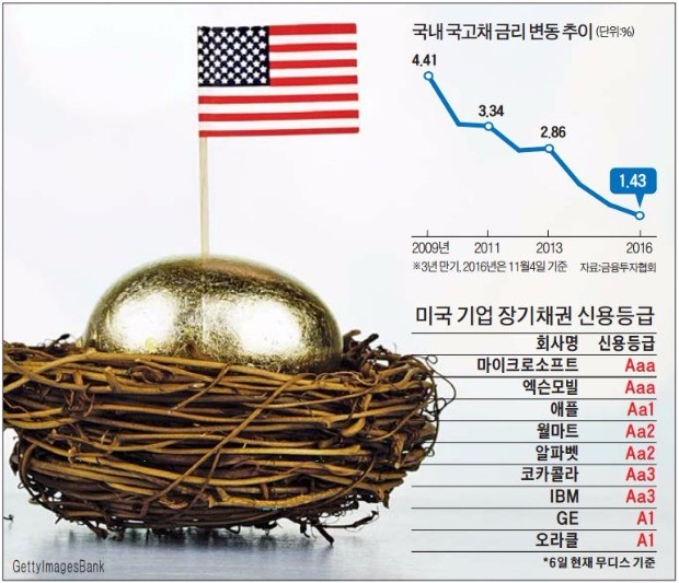 동부화재, MS·월마트 회사채에 300억 투자