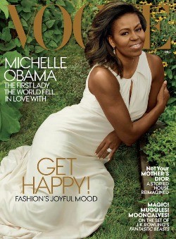 12월 '보그' 표지 모델된 미셸 오바마…"백악관 그리울 것"