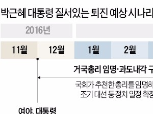  국회, 총리 추천하면 박근혜 2선 퇴진…거국내각 구성 후 사퇴·조기대선