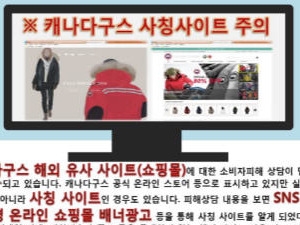 '블랙프라이데이' 앞두고 짝퉁 캐나다구스 쇼핑몰 기승