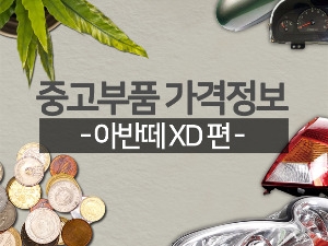  중고부품 가격정보 – 아반떼XD 편