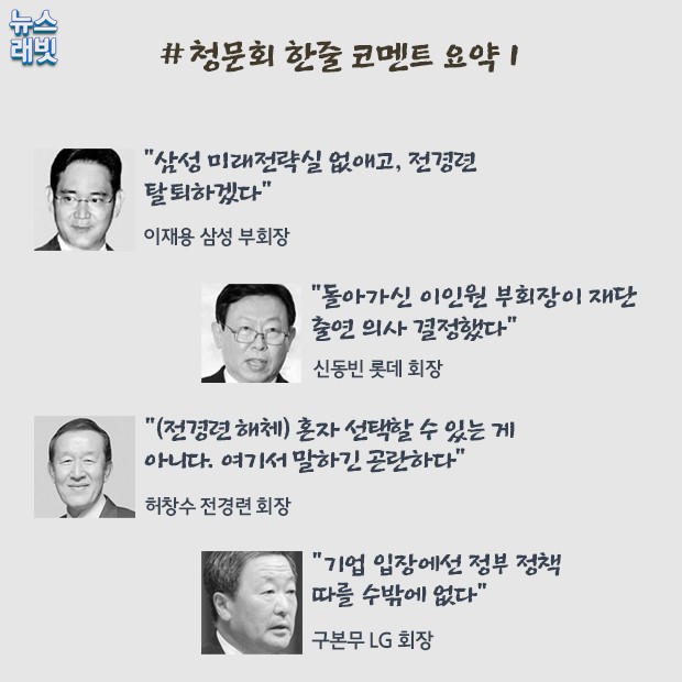 [오늘의 #최순실] 1536회 '이재용'‥고구마 '김기춘'‥사이다 '고영태'