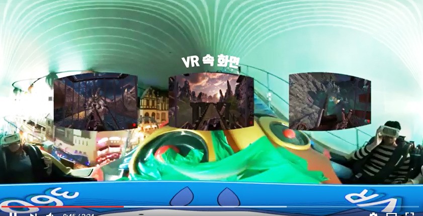[래빗GO] VR-롤코 첫 만남…국내 최초 VR어트랙션 '몰입감'