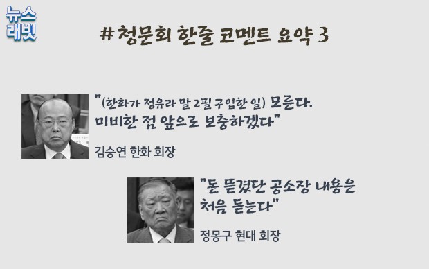 [오늘의 #최순실] 1536회 '이재용'‥고구마 '김기춘'‥사이다 '고영태'