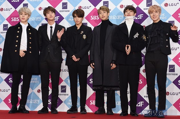 [HEI포토] 방탄소년단, '카리스마 넘치는 꽃소년들' (SBS 가요대전)