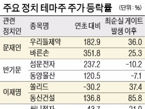 탄핵으로 정국 급변… 다시 꿈틀거리는 정치 테마주