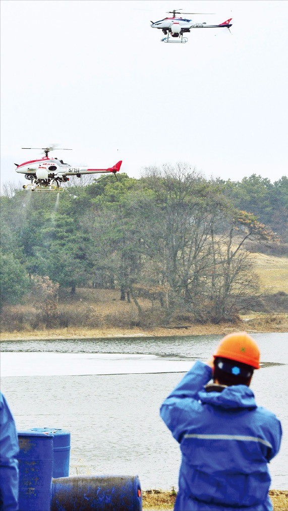 무인헬기로 'AI 방역'
