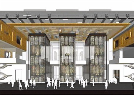 국립민속박물관이 경기 파주에 2020년까지 지을 ‘개방형 수장고 및 정보센터’ 조감도(부분). 국립민속박물관 제공