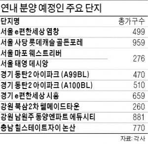 "아파트 잔금대출 규제 피하자"…연내 전국 모델하우스 23곳 문 열어