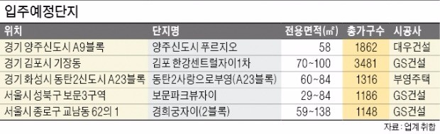 쏟아지는 입주 아파트…전세갈 곳 찾아볼까?