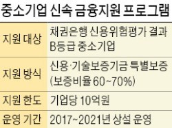 일시적 자금난 중소기업 10억까지 대출 보증