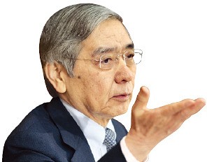 구로다 일본은행 총재 "세계경제, 비관론서 완전히 벗어났다"