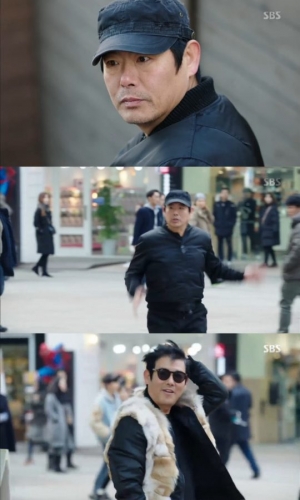 &#39;푸른 바다의 전설&#39; 성동일, 뒤쫓는 경찰 따돌리고 변장
