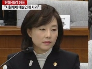 조윤선 블랙리스트 '인정'…이용주 추궁, 김경진 호통