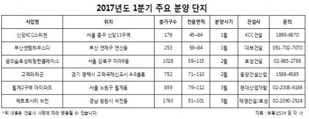 "매도 먼저 맞는게 낫다?" …1분기 아파트 분양, 의외로 '풍성'