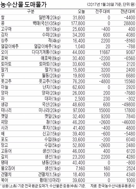 [농수산물 시세] 설 앞두고 계란 가격 진정세