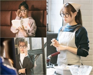 뿔테 안경X수수한 민낯...&#39;애타는 로맨스&#39; 송지은, 모태솔로녀 변신