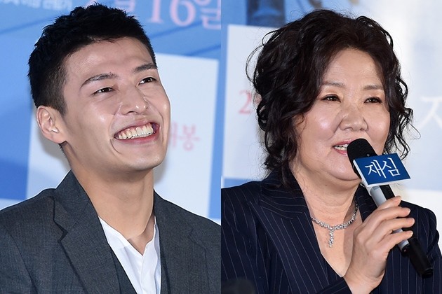 '재심' 강하늘 김해숙 /사진=변성현 기자 