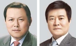 황각규 사장(왼쪽), 소진세 사장