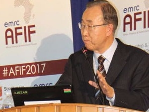 반기문 전 총장 근황 깜짝 공개 … AFIF 연설"더 좋은 리더 되기 위해 힘써달라"