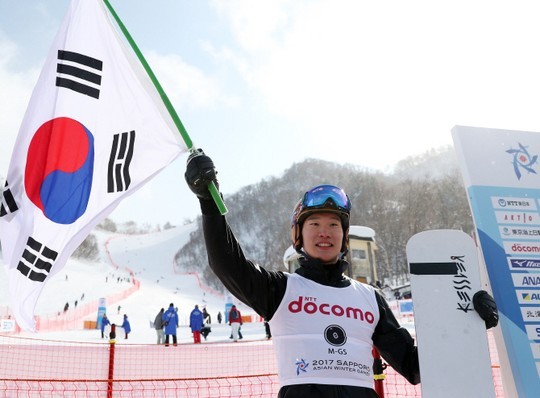 스노보드 이상호, 삿포로 동계아시안게임 한국 첫 금메달