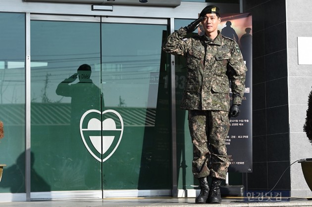 [HEI포토] 김현중, '늠름한 대한의 건아'