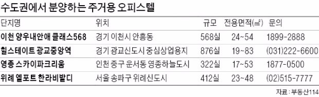 서울 전셋값이면 사고도 남는 '수도권 아파텔'