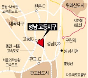 '미니 위례' 성남 고등지구 4000가구 분양 스타트
