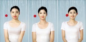 유세린 피부탄력 실험 광고 