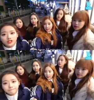 &#39;V앱&#39; 에이프릴, 인지도 조사 나섰다 &#34;성공하면 고기&#34;