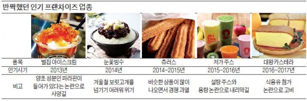 반짝 프랜차이즈?…1년도 못 간 '대왕카스테라 열풍'