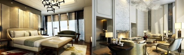 <사진: 시그니엘호텔에서 가장 비싼 '로얄 스위트' 룸. 1박 가격은 2000만원에 달한다.>