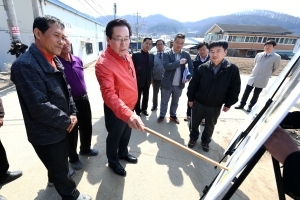 경기 광주시, 도로 확.포장 공사 등 주요 현안사업 현장점검