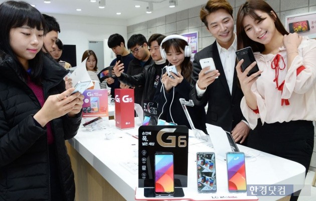 LG전자의 G6(자료 LG전자)