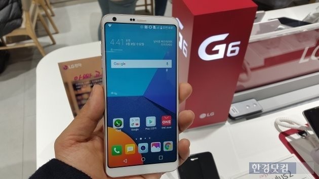 LG G6 실물 / 사진=이진욱 기자