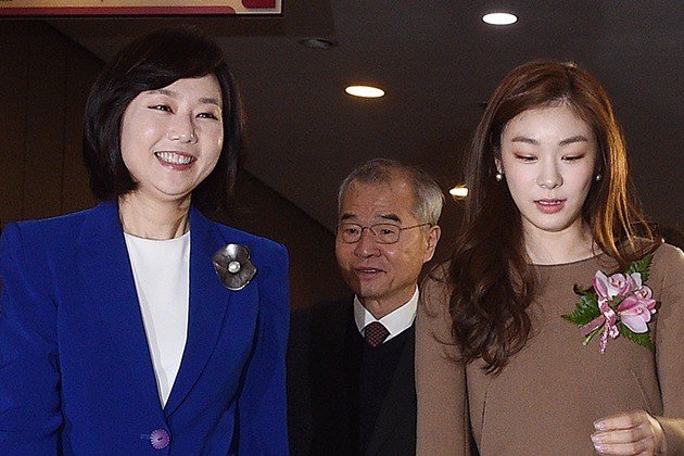 김연아, 조윤선, 사진=최혁 한경닷컴 기자 