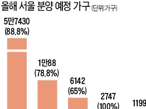 서울 올 분양 89%가 재건축·재개발