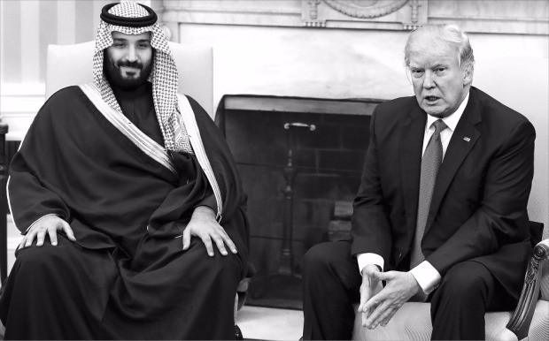 트럼프 만난 사우디 ‘실세 왕자’…관계회복 논의
