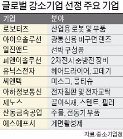 '글로벌 강소기업'으로 키운다