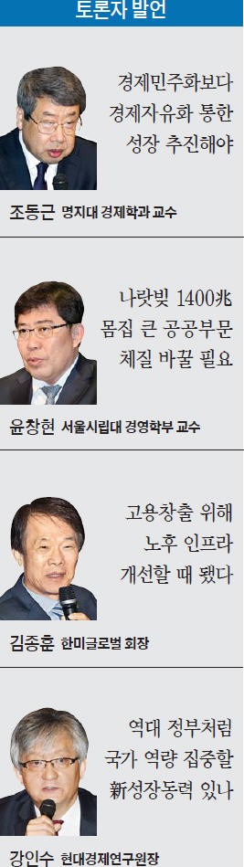 [한경 밀레니엄포럼] 홍준표 자유한국당 후보 "문재인의 공공부문 일자리 창출 공약은 한국을 그리스로 만들자는 것"